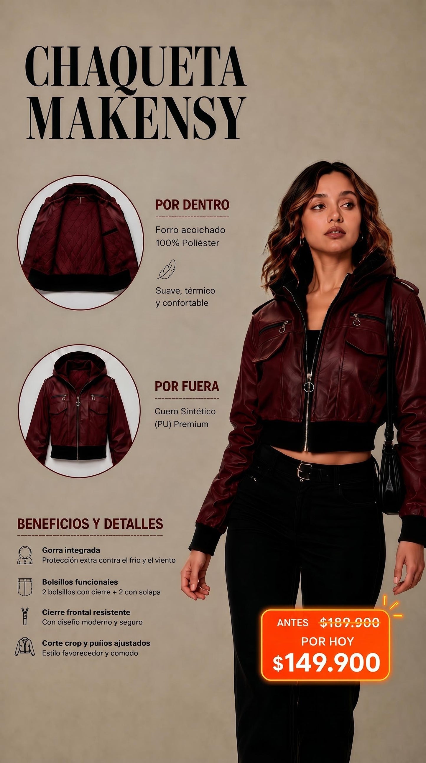 Chaqueta Makenzy Plus