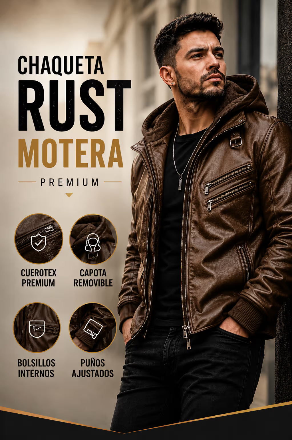 Chaqueta Rust