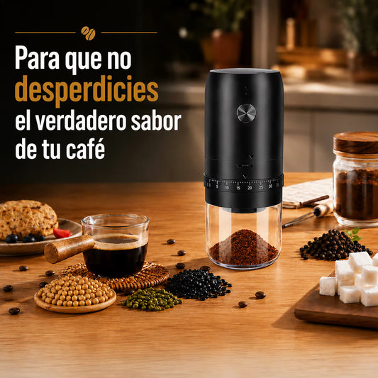 Molino de café recargable